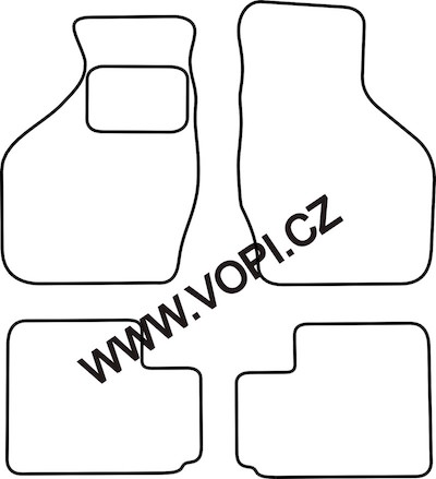 Autokoberce Suzuki Ignis 09/2003 - 2008 Colorfit Fun (4526)